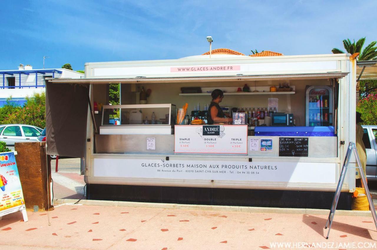 Mer & Relax - Parking - Wifi - Terrasse - Mer Saint-Cyr-sur-Mer Exterior foto